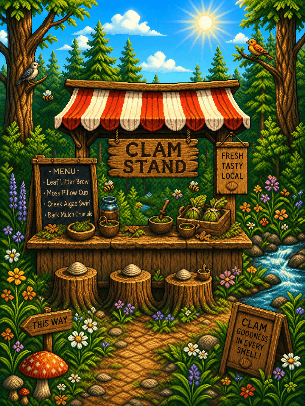Forest Clam Stand